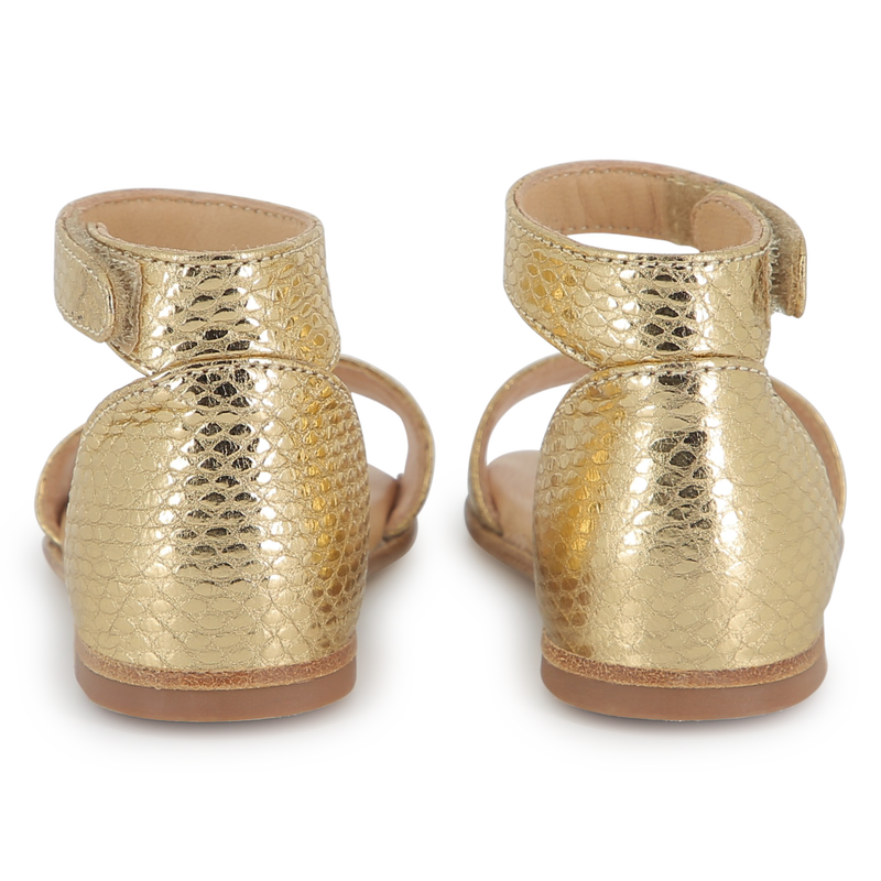 Leather sandals with straps CHLOE 
                    GIRL