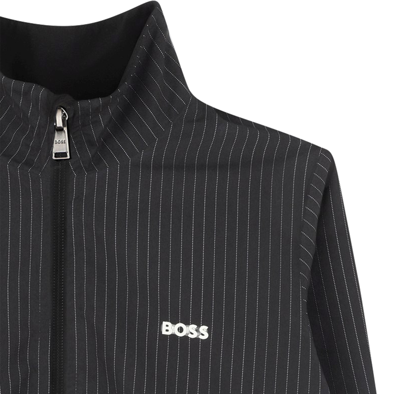 Zip-up high neck sweatshirt BOSS 
                    BOY