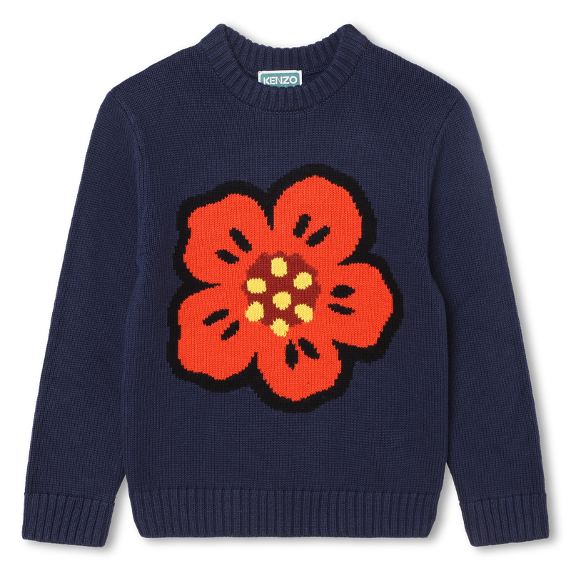 Graphic print knit pullover KENZO KIDS 
                    BOY