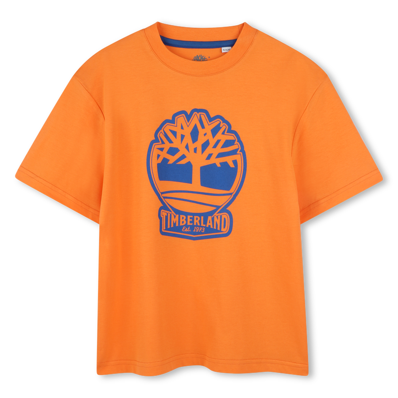 Two-tone T-shirt with logo TIMBERLAND 
                    BOY