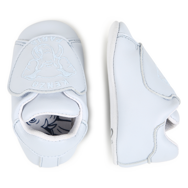 Velcro Leather Booties KENZO KIDS 
                    UNISEX