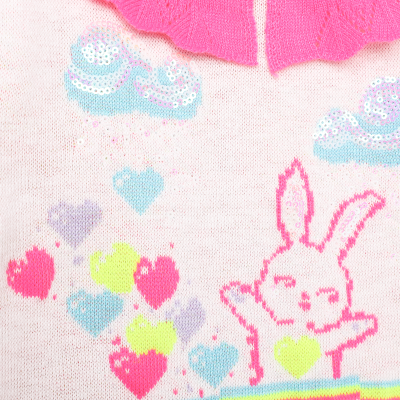 Contrast collar sweater dress BILLIEBLUSH 
                    GIRL