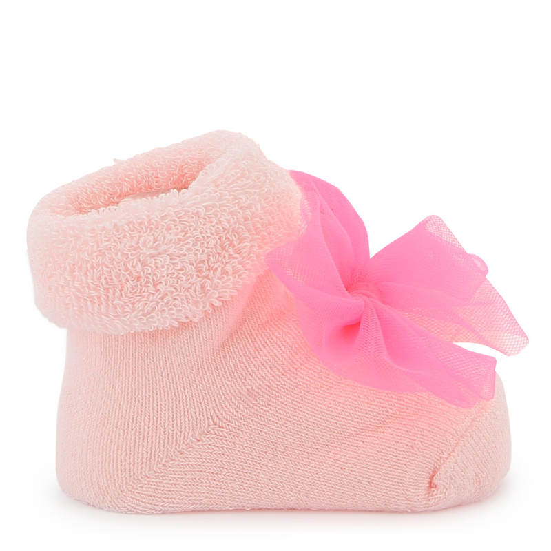 Knitted socks with bow BILLIEBLUSH 
                    GIRL