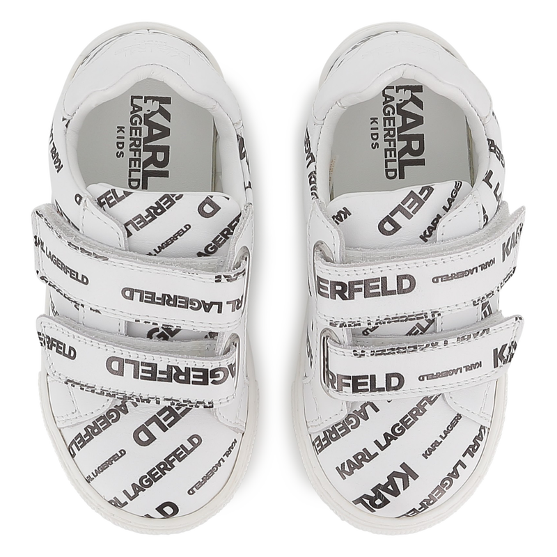 Leather Velcro sneakers KARL LAGERFELD KIDS 
                    UNISEX
