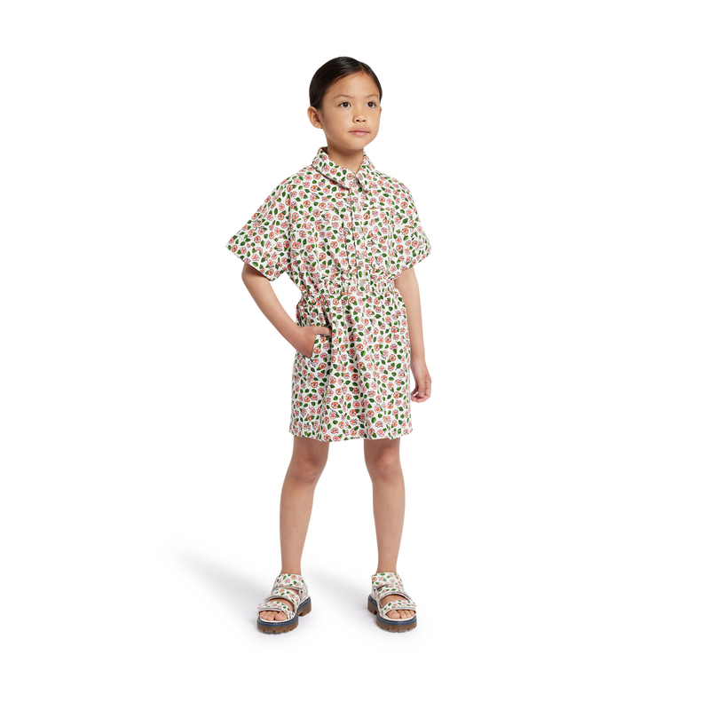 Leather velcro sandals KENZO KIDS 
                    GIRL