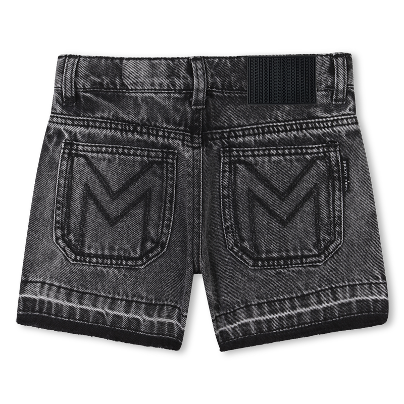 Denim shorts with diamantés THE MARC JACOBS 
                    GIRL