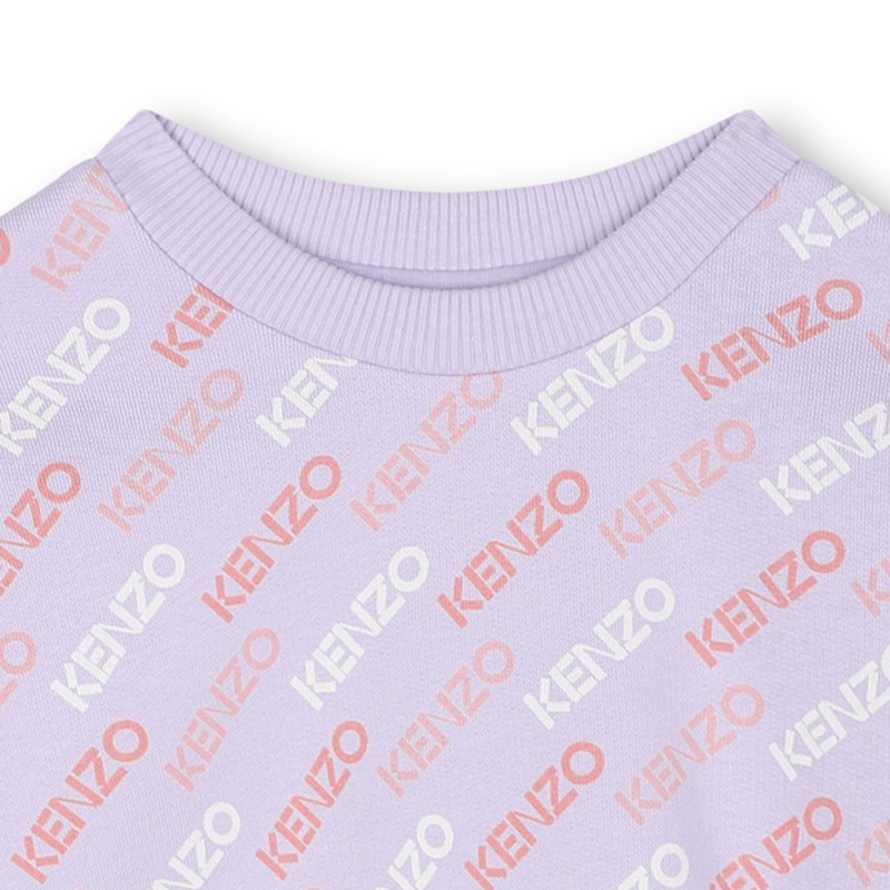 Cotton Fleece Sweatshirt KENZO KIDS 
                    GIRL