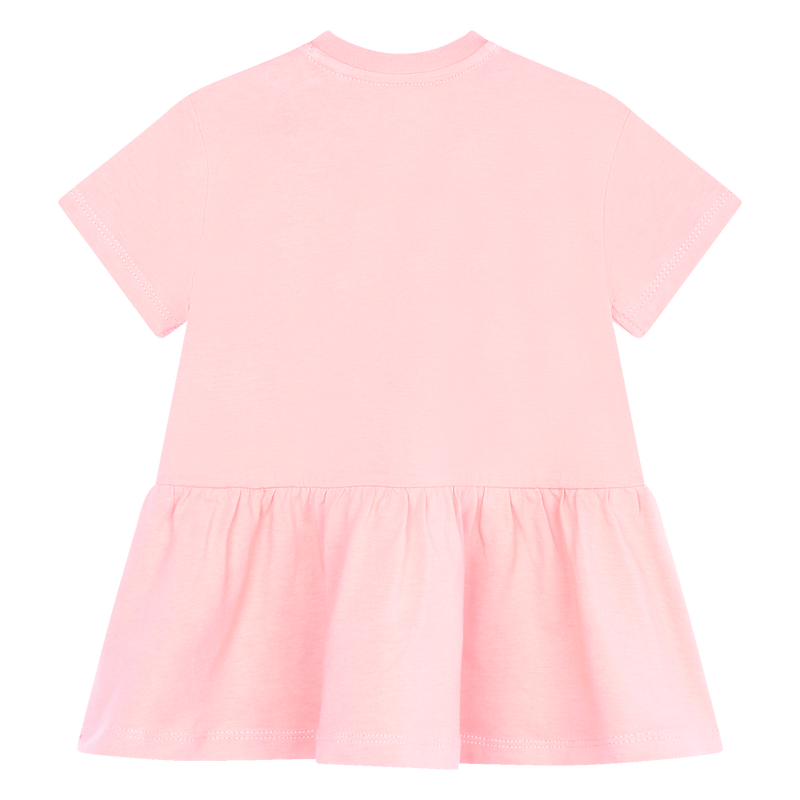 Short-sleeved cotton dress KENZO KIDS 
                    GIRL