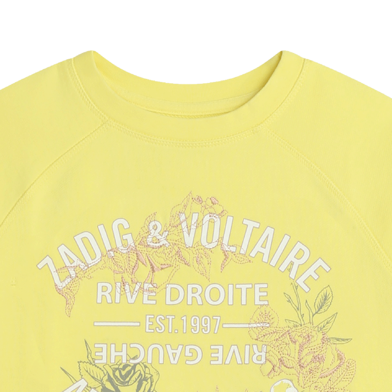 Fleece Cotton Sweatshirt ZADIG & VOLTAIRE 
                    GIRL