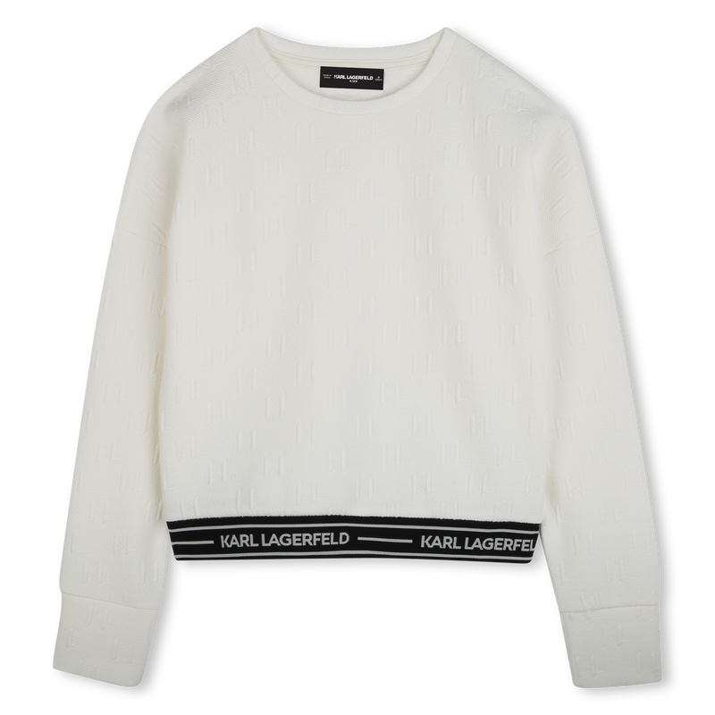 Long-sleeved sweatshirt KARL LAGERFELD KIDS 
                    GIRL