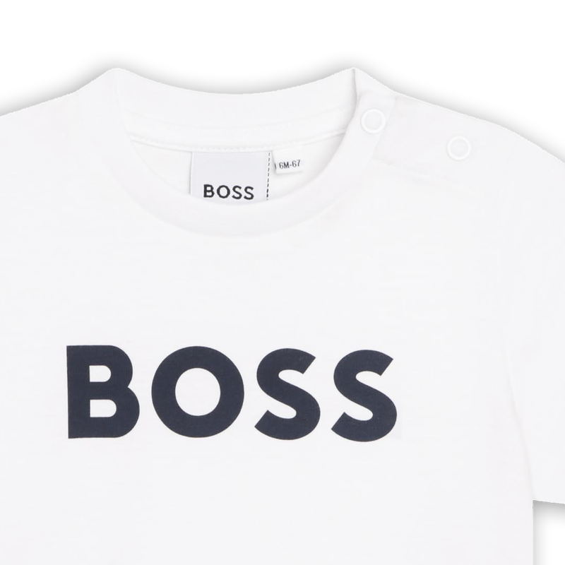 Cotton short-sleeved T-shirt BOSS 
                    BOY