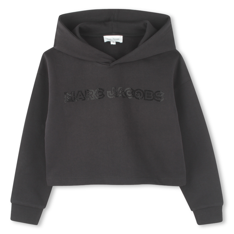 Cropped fleece sweatshirt THE MARC JACOBS 
                    GIRL