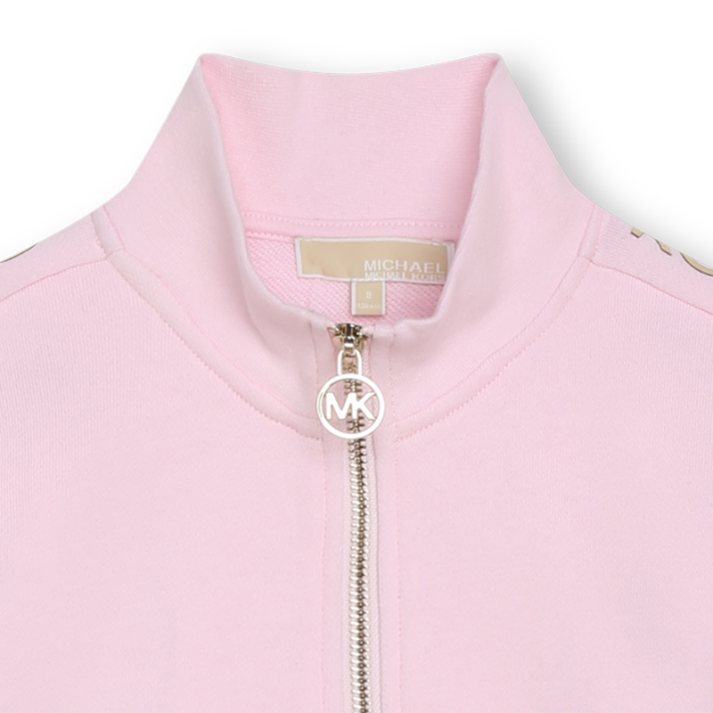 Fleece Tracksuit Top MICHAEL KORS 
                    GIRL