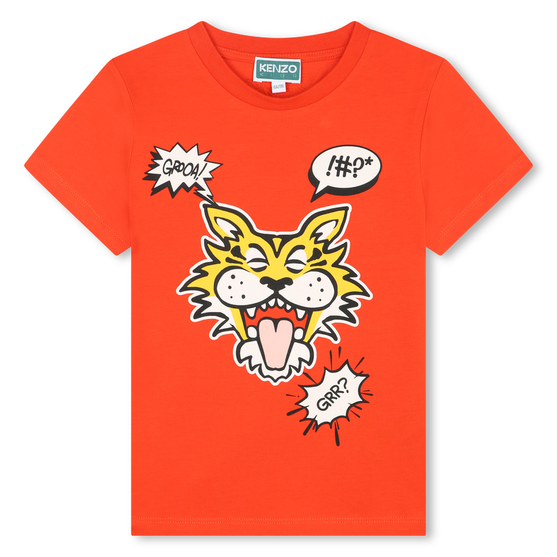 Printed cotton T-shirt KENZO KIDS 
                    BOY