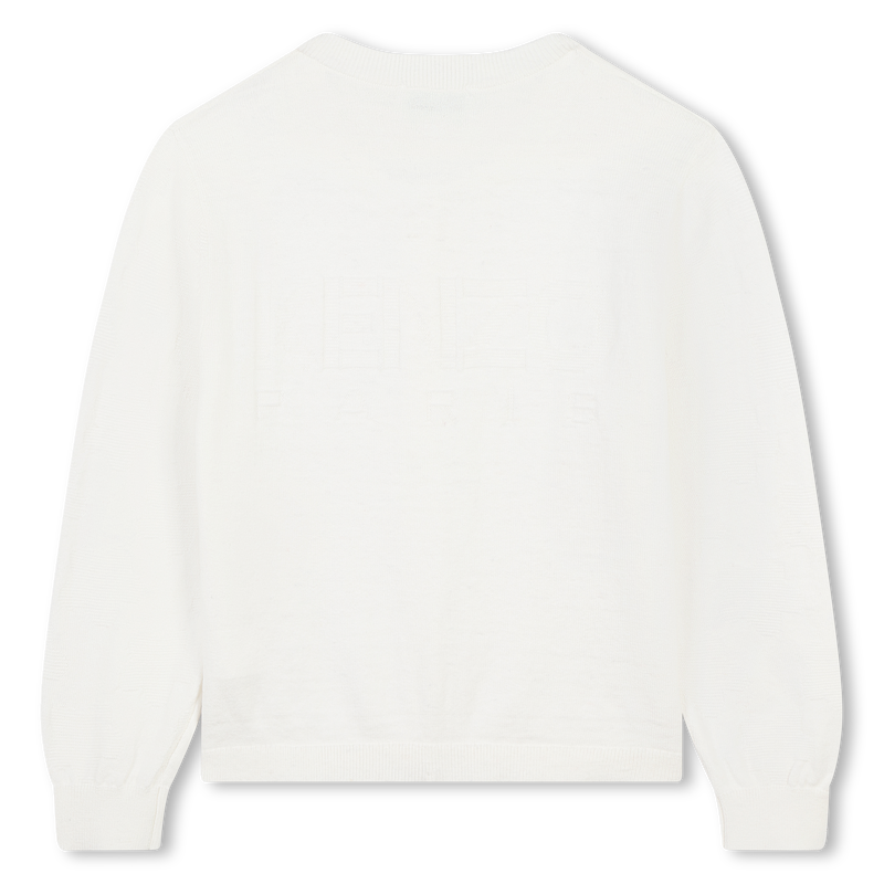 Plain Buttoned Cardigan KENZO KIDS 
                    GIRL