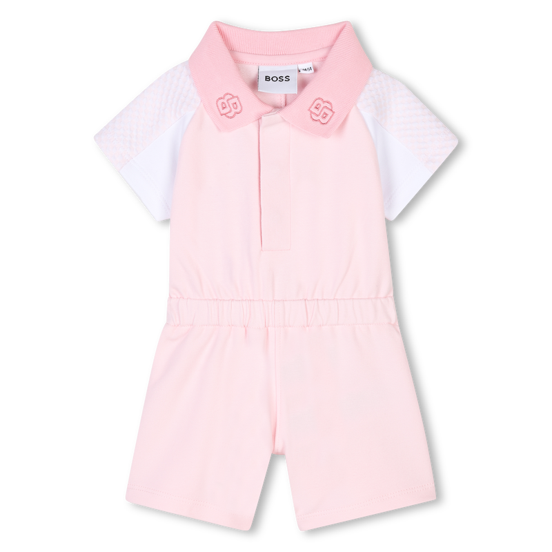 Short paneled romper BOSS 
                    GIRL