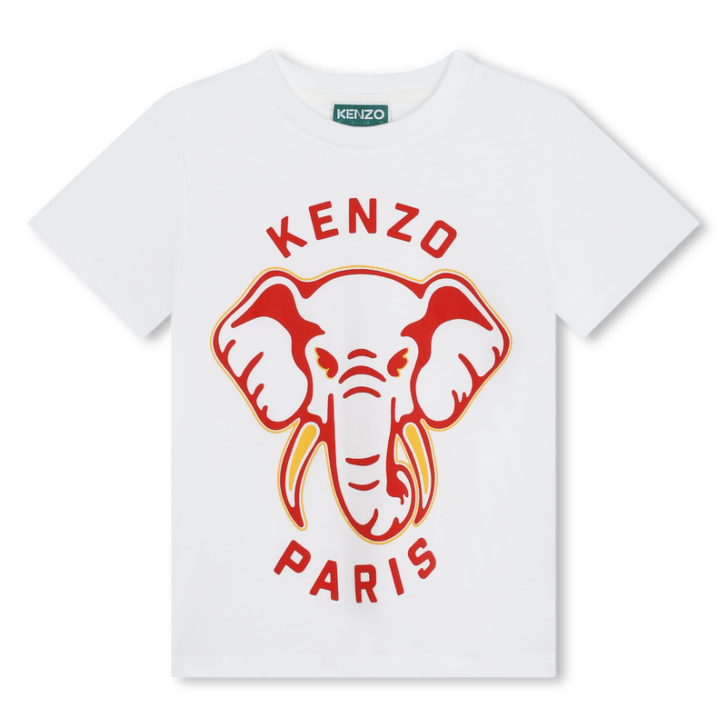 Short-sleeved cotton T-shirt KENZO KIDS 
                    BOY