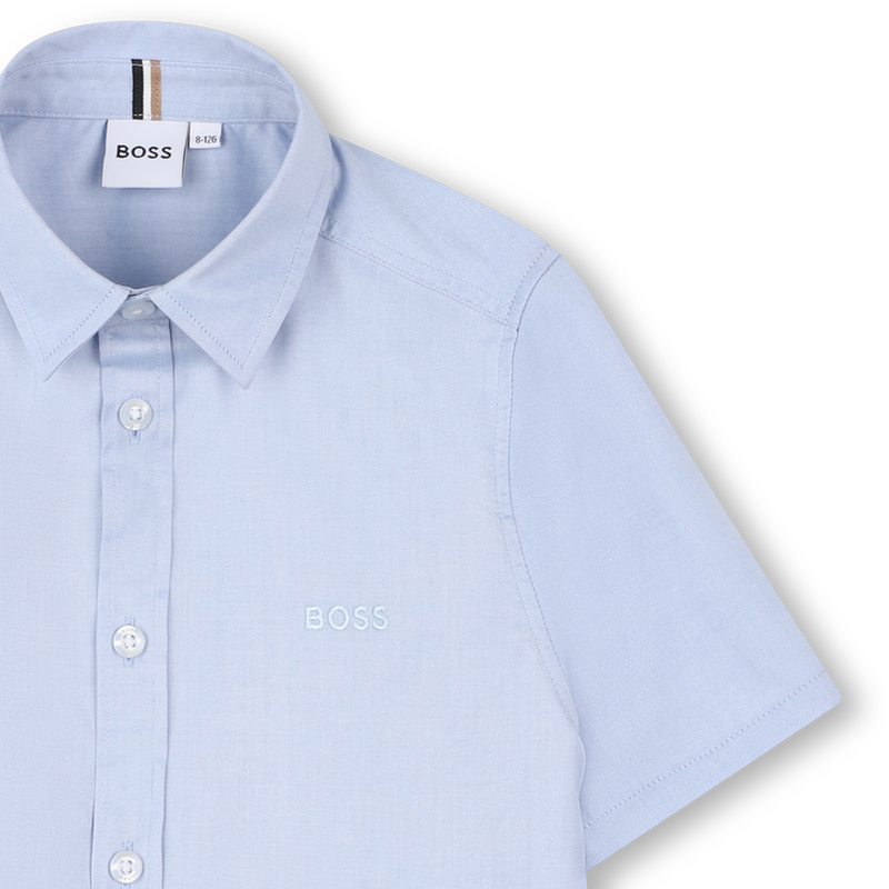 Plain cotton shirt BOSS 
                    BOY