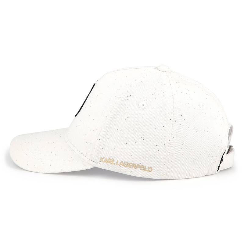 Adjustable cotton baseball cap KARL LAGERFELD KIDS 
                    GIRL