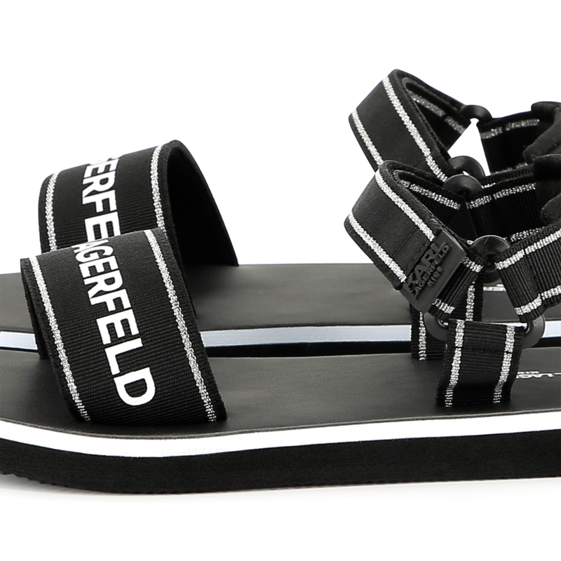 Light Velcro sandals KARL LAGERFELD KIDS 
                    GIRL