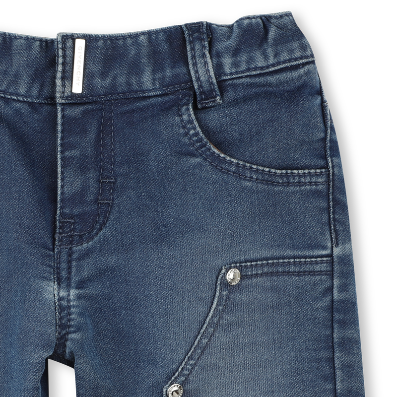 Fleece denim shorts GIVENCHY 
                    BOY