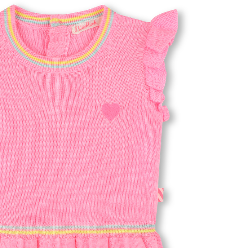 Short-sleeved knitted dress BILLIEBLUSH 
                    GIRL