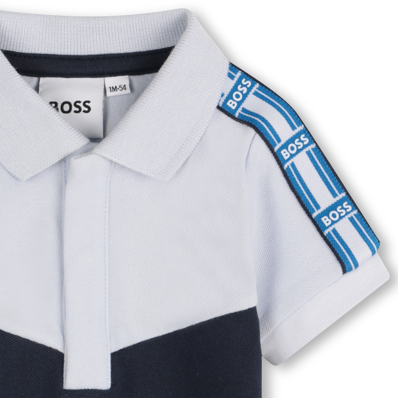 Polo shirt with sleeve trim BOSS 
                    BOY