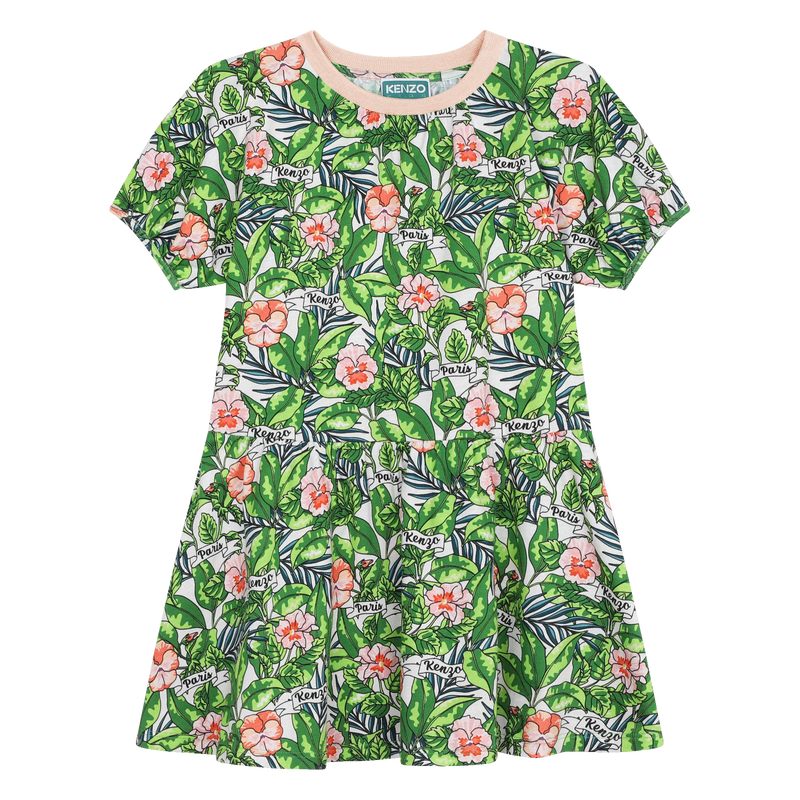 Short-sleeved dress KENZO KIDS 
                    GIRL