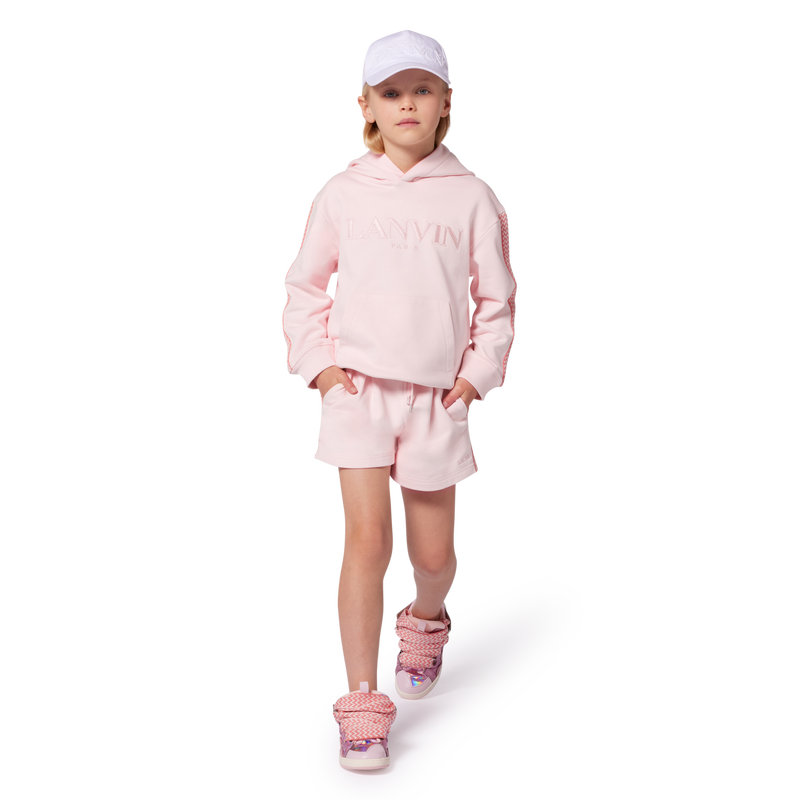 Cotton fleece shorts LANVIN 
                    GIRL