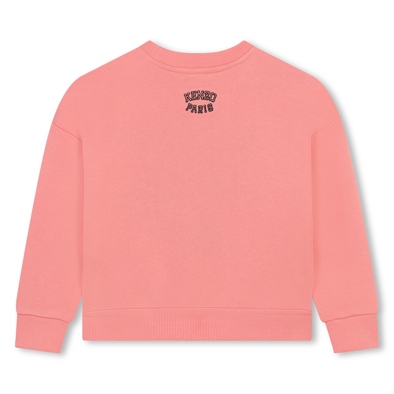 Embroidered Cotton Sweatshirt KENZO KIDS 
                    GIRL