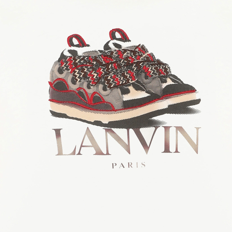 Sneaker Print T-Shirt LANVIN 
                    BOY