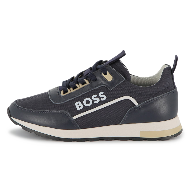 Two-tone lace-up sneakers BOSS 
                    BOY