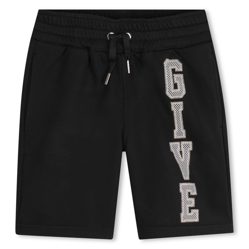 Cotton fleece shorts GIVENCHY 
                    BOY