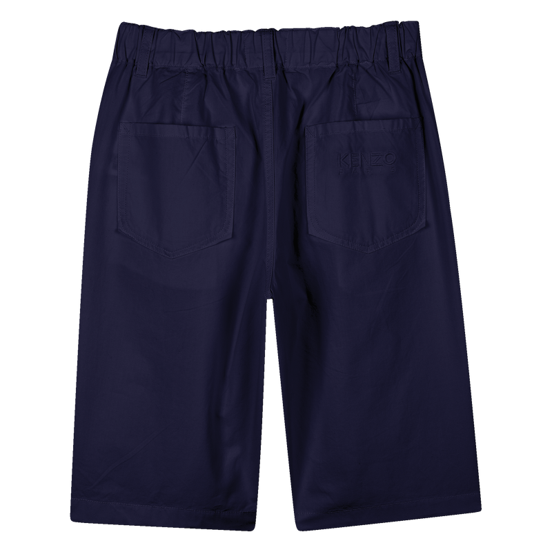 Plain cotton Bermuda shorts KENZO KIDS 
                    BOY