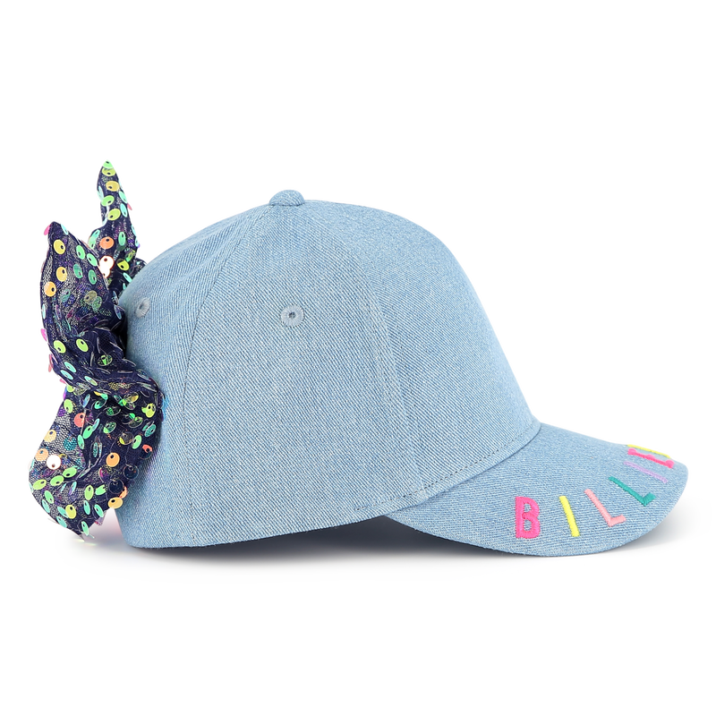 Denim baseball cap with bow BILLIEBLUSH 
                    GIRL