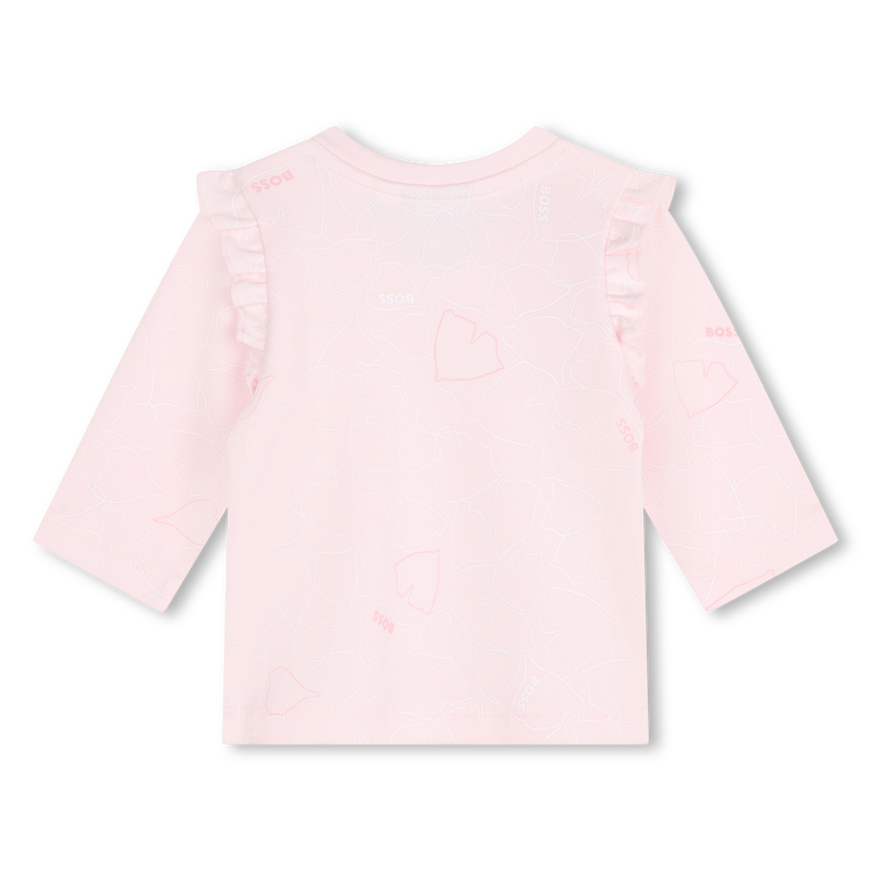 Cotton T-Shirt & Overalls BOSS 
                    GIRL