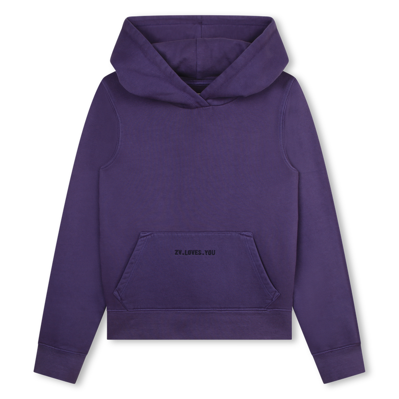 Hooded fleece sweatshirt ZADIG & VOLTAIRE 
                    GIRL