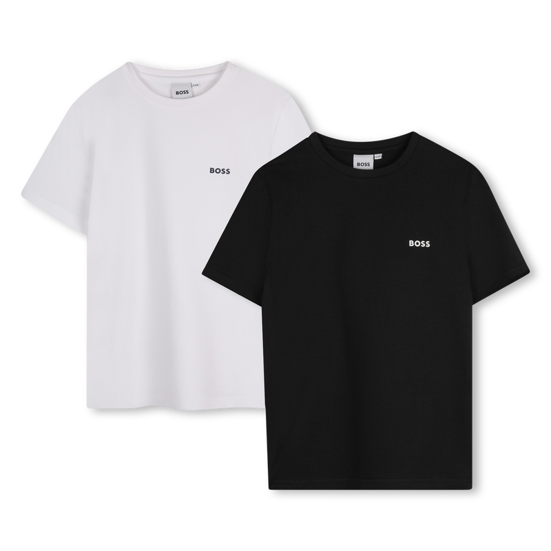 Set of 2 cotton T-shirts BOSS 
                    BOY