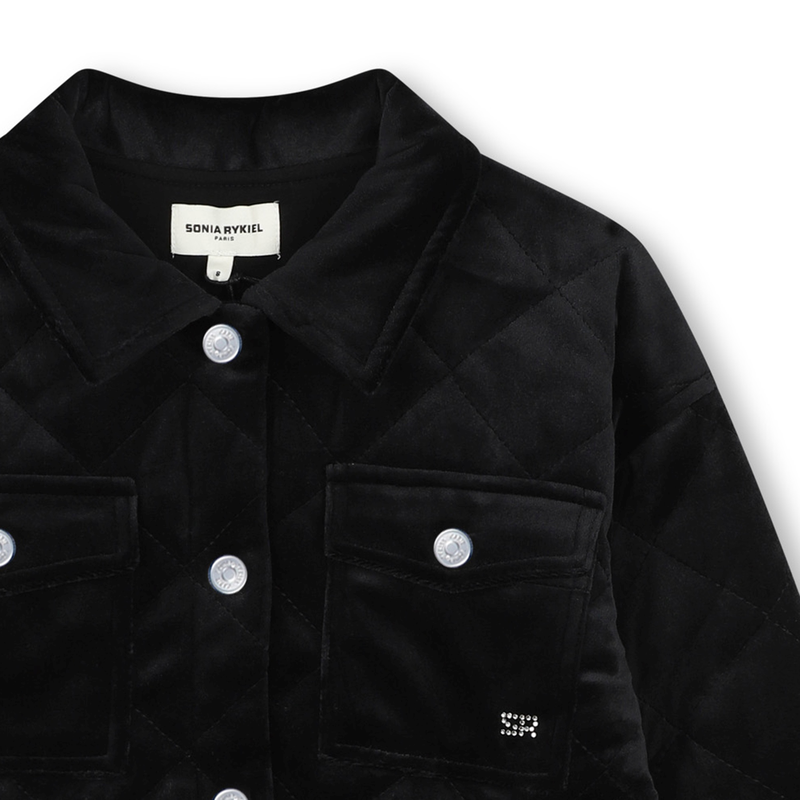 Velvet Quilted Jacket SONIA RYKIEL 
                    GIRL