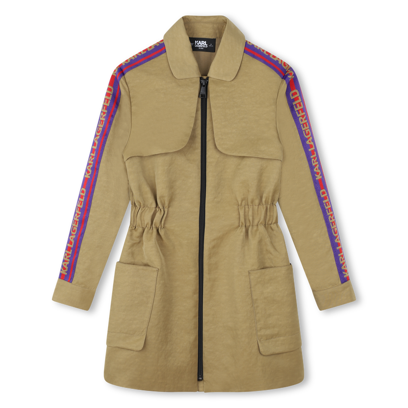 Trench-Style Shirt Dress KARL LAGERFELD KIDS 
                    GIRL