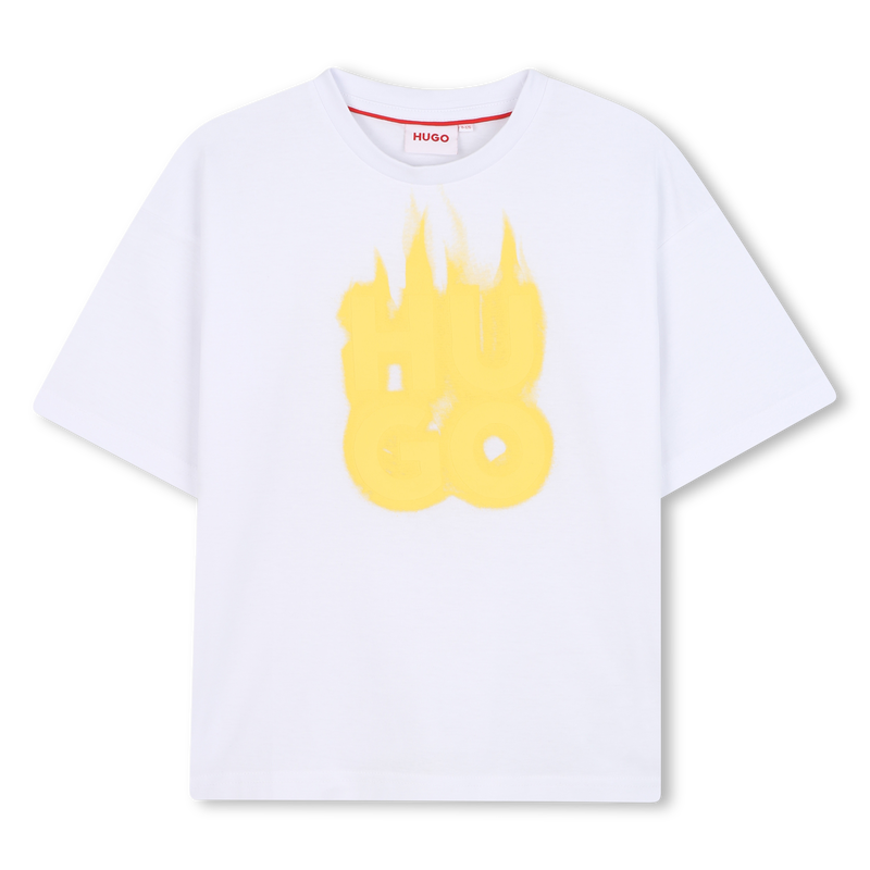 Short-sleeved cotton T-shirt HUGO 
                    BOY