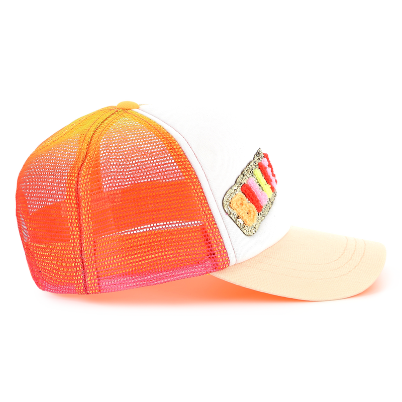 Cap with terry-cloth badge BILLIEBLUSH 
                    GIRL