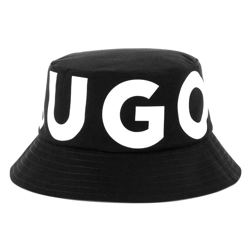 Reversible twill bucket hat HUGO 
                    BOY