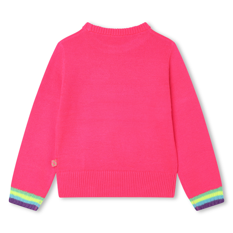 Knit graphic pullover BILLIEBLUSH 
                    GIRL