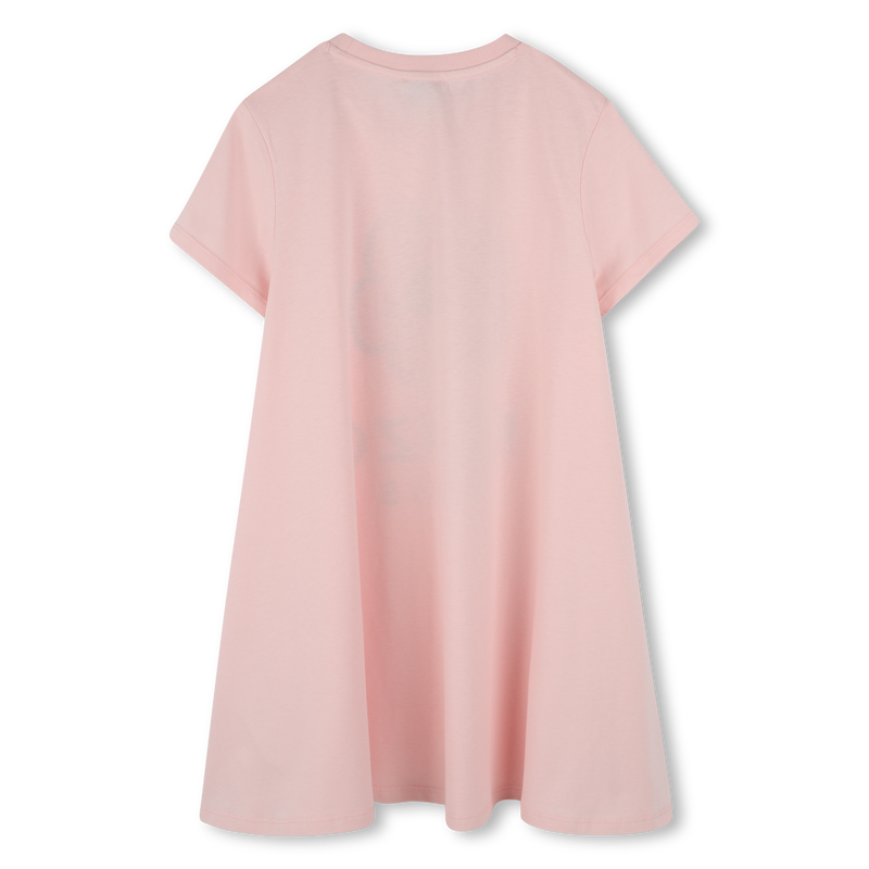 Loose dress with logo print KENZO KIDS 
                    GIRL
