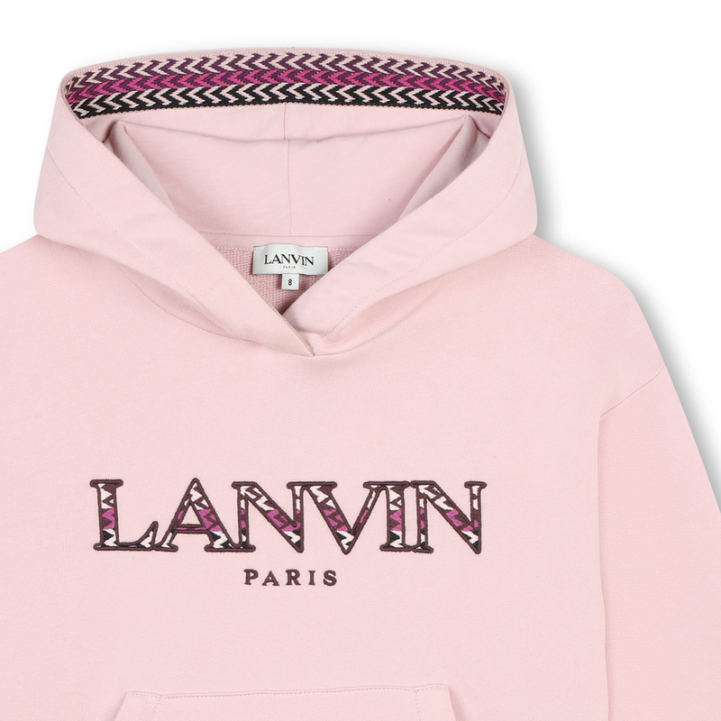 Embroidered Hooded Sweatshirt LANVIN 
                    GIRL