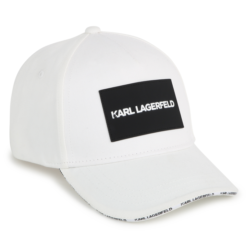 Cotton Baseball Cap KARL LAGERFELD KIDS 
                    BOY