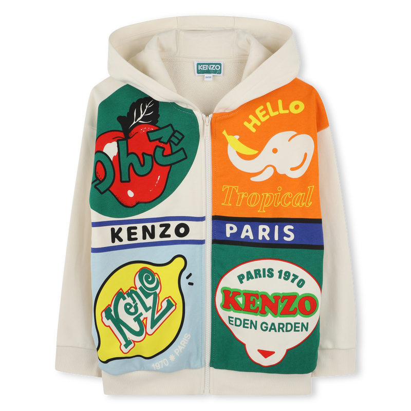 Hooded tracksuit cardigan KENZO KIDS 
                    UNISEX