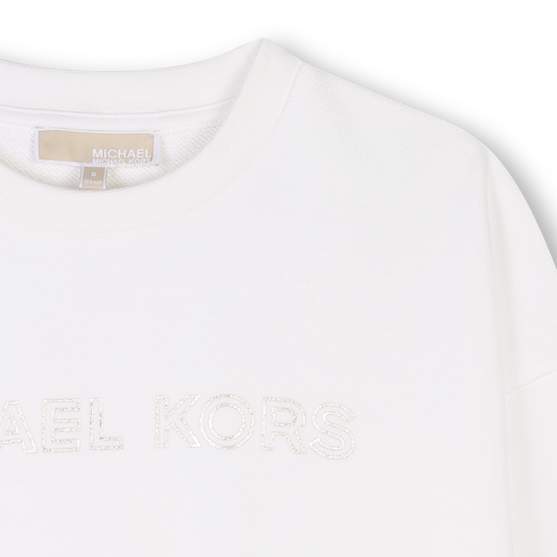 Cotton fleece sweatshirt MICHAEL KORS 
                    GIRL
