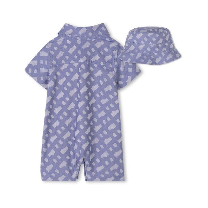 Short romper and sun hat set BOSS 
                    BOY